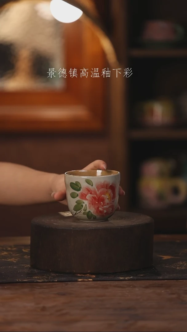 陶瓷景德镇高温釉下手绘陶瓷482