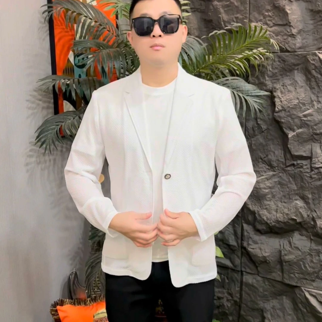 7872男士新款潮流时尚休闲百搭西服