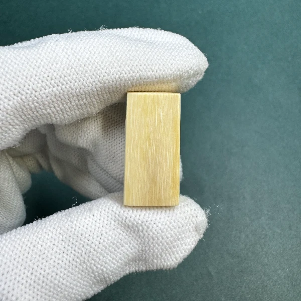 ST1166天然猛犸猛犸牙一字三通支持鉴定假一罚四