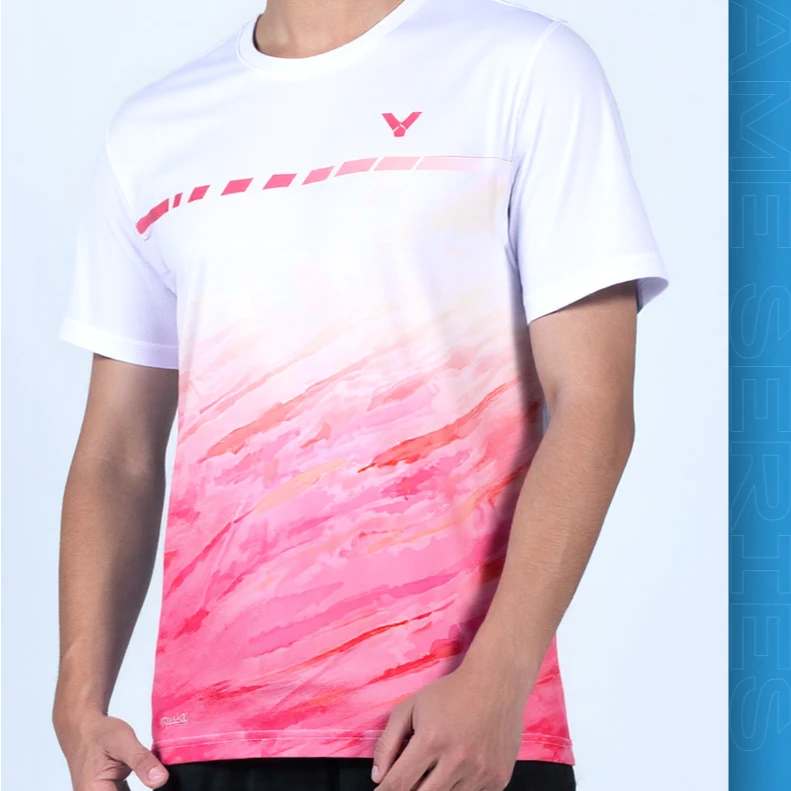 VICTOR/威克多新款吸汗速干男女羽毛球短袖T恤运动训练运动装备