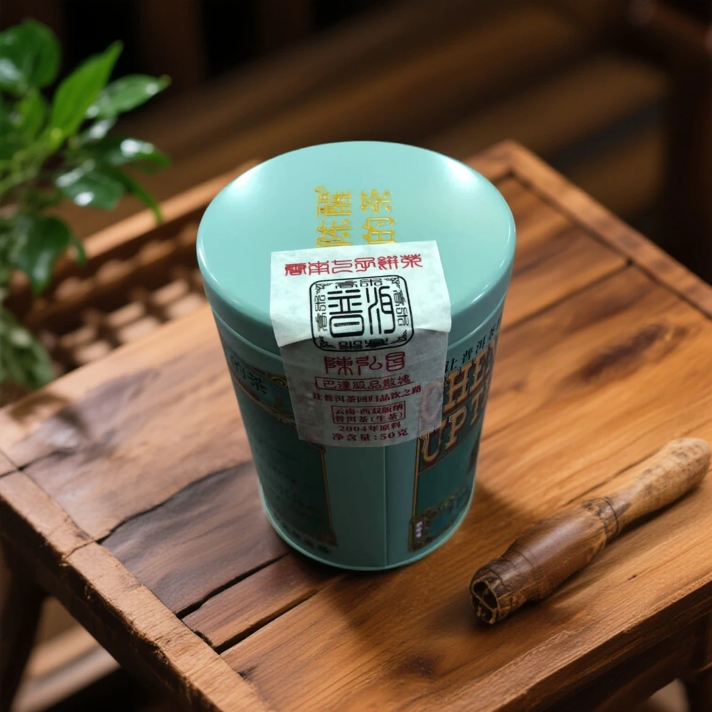 陈醒的茶2004年陈弘昌巴达j品散块 50g/罐