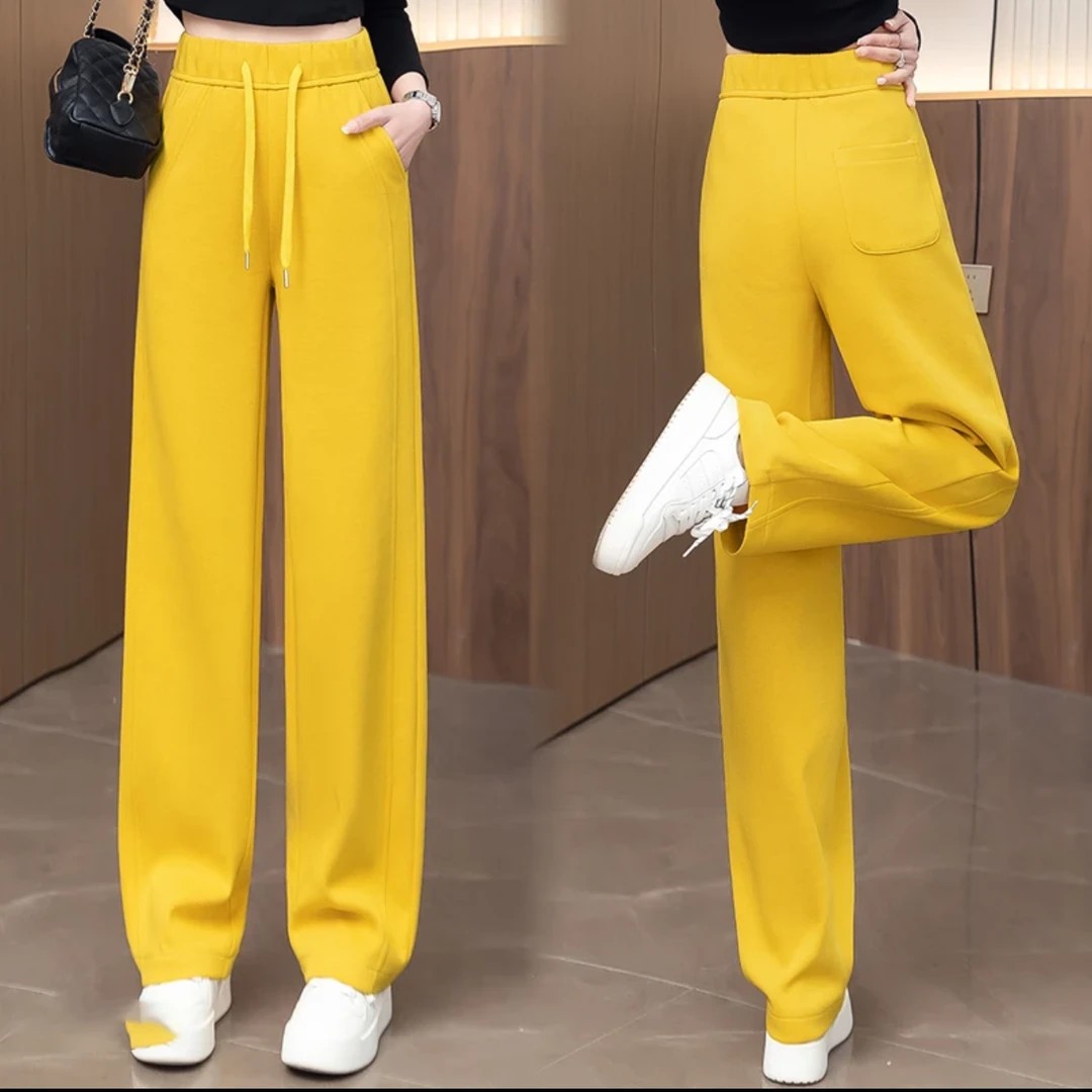 阔腿裤女春秋休闲裤宽松慵懒风运动裤2025新款香蕉裤显瘦镰刀卫裤