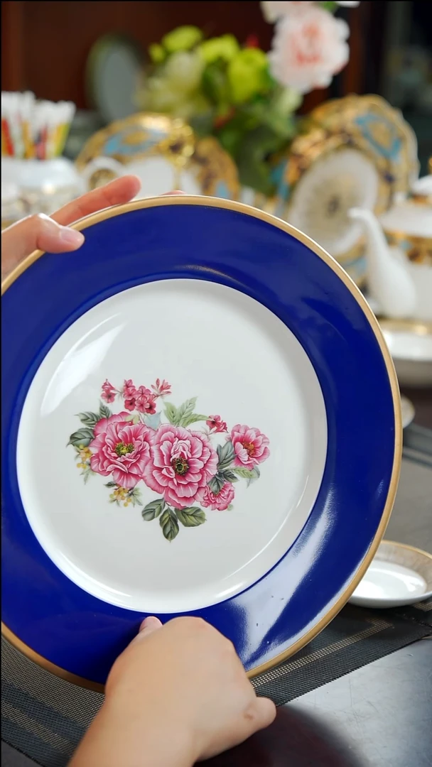 瓷片12英寸平盘 1个 微瑕 福利价