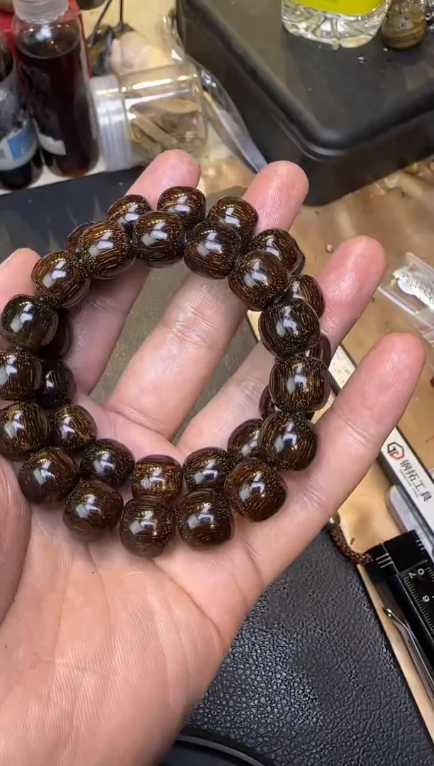 【闪购商品】贡木手串/手链贡木爆满星13X14单圈