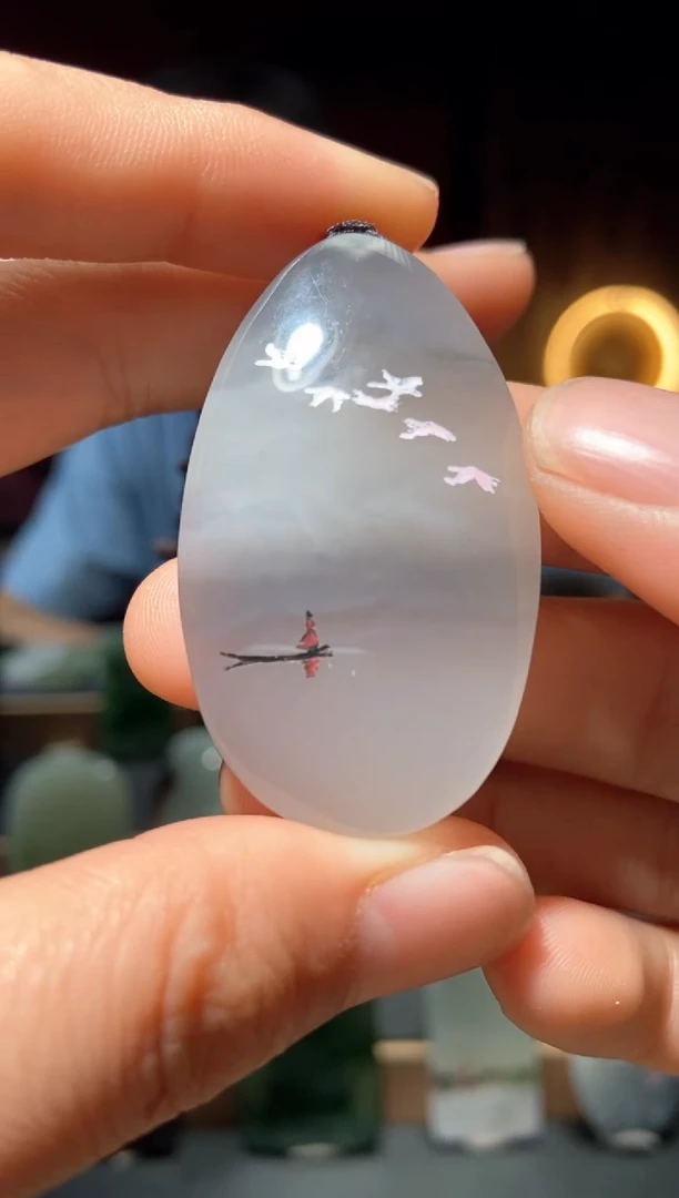 和田玉未镶嵌挂件yc