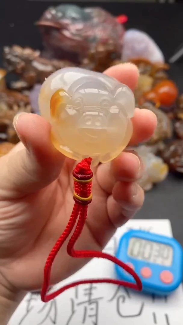 【闪购商品】玛瑙/玉髓颈饰合金1