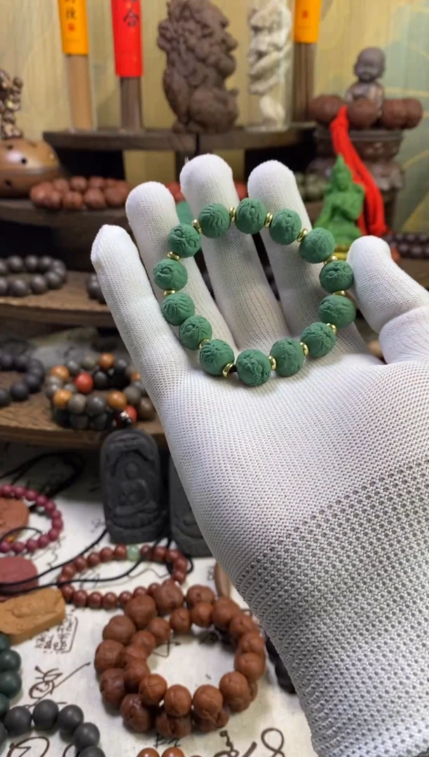 泥塑星巴克香方手串1.5尺寸*15颗