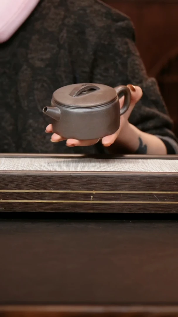 茶壶紫砂柴烧 汉瓦200cc