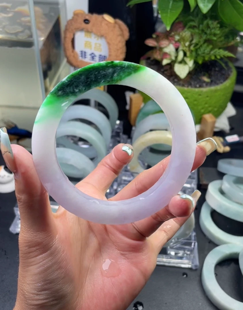 【迪家珠宝严选】毛胚定制翡翠 冰春彩（定制不退不换）
