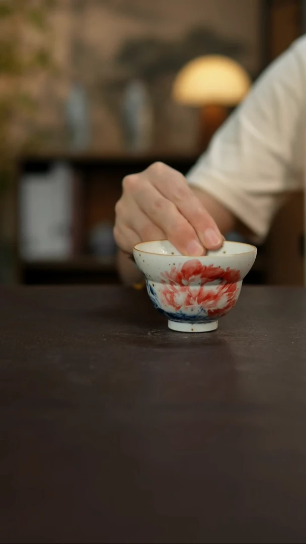 杯景德镇陶瓷杯碗柴烧多人