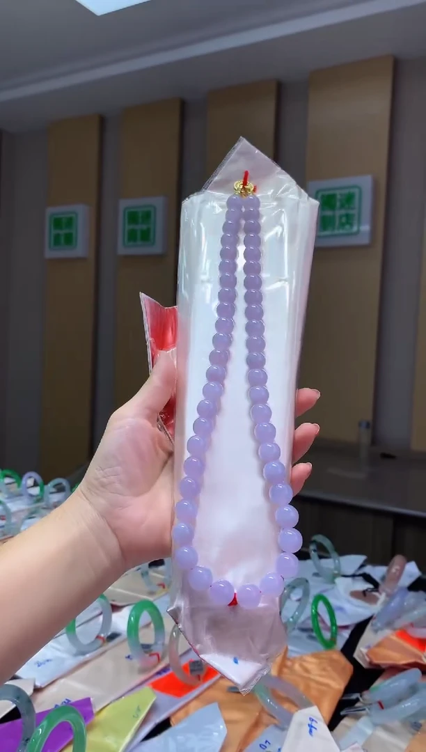 项链未镶嵌翡翠-珠链 全款8万 定金2万