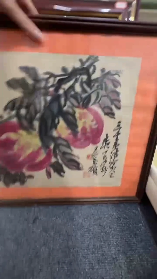 竖款玲珑阁书画艺术作品