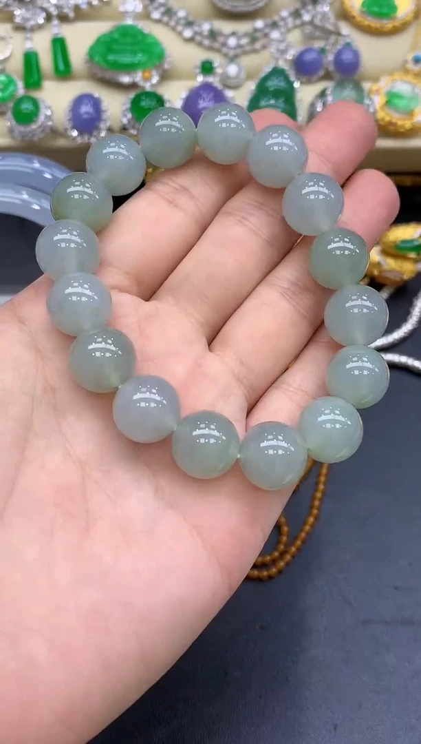 未镶嵌手串翡翠288-中国好珍宝