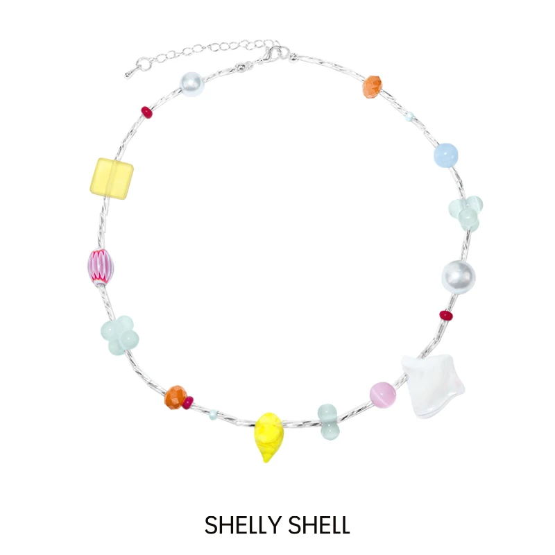 Shelly Shell 铜合金项链 童话项链  小众设计时尚