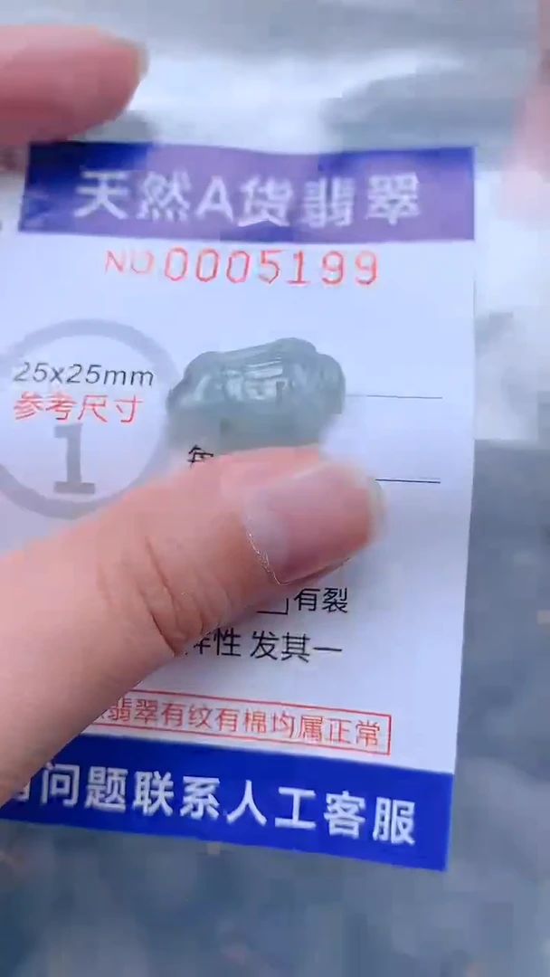 翡翠未镶嵌吊坠(不含链)1
