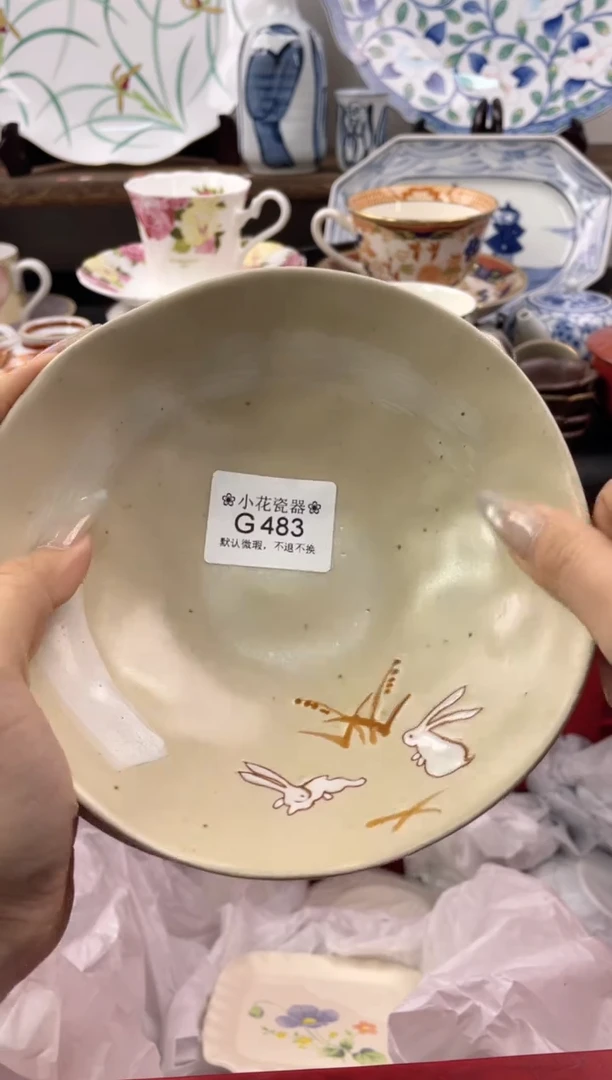 瓷片G483海外瓷器 默认瑕疵