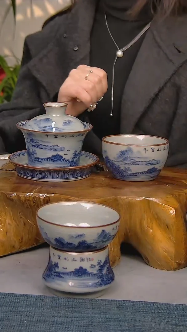 【闪购商品】简装家用款3件套 陶瓷家用茶具系列