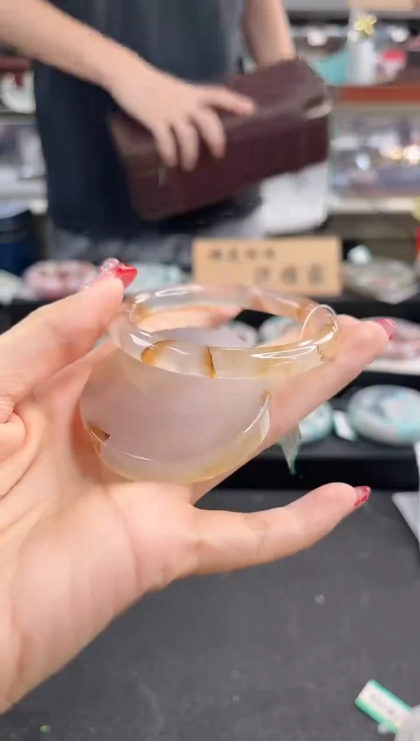 未镶嵌手镯石英质玉53圈口 （赠品镯心）3984589