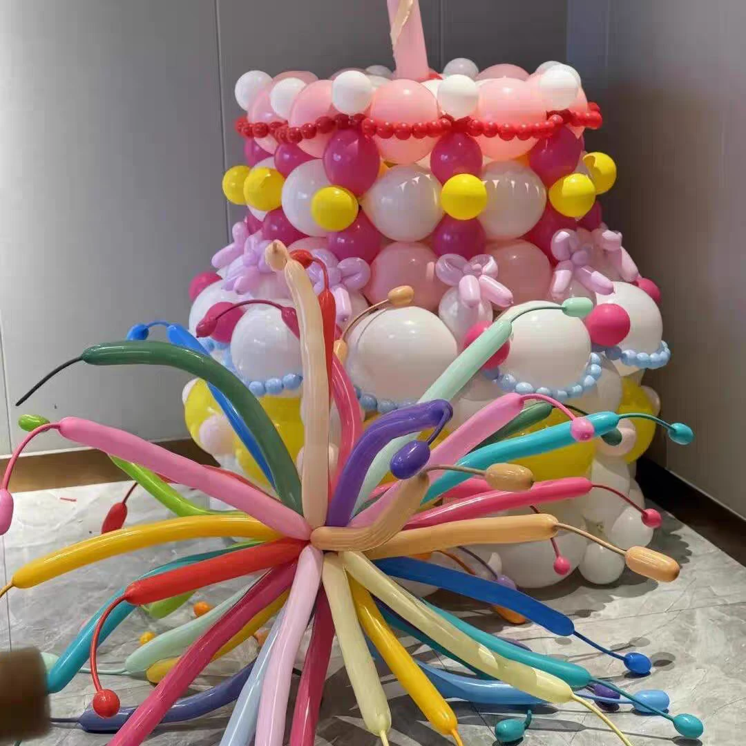 网红巨型气球生日蛋糕DIY材料包套装拍照闺蜜惊喜派对布置超好看