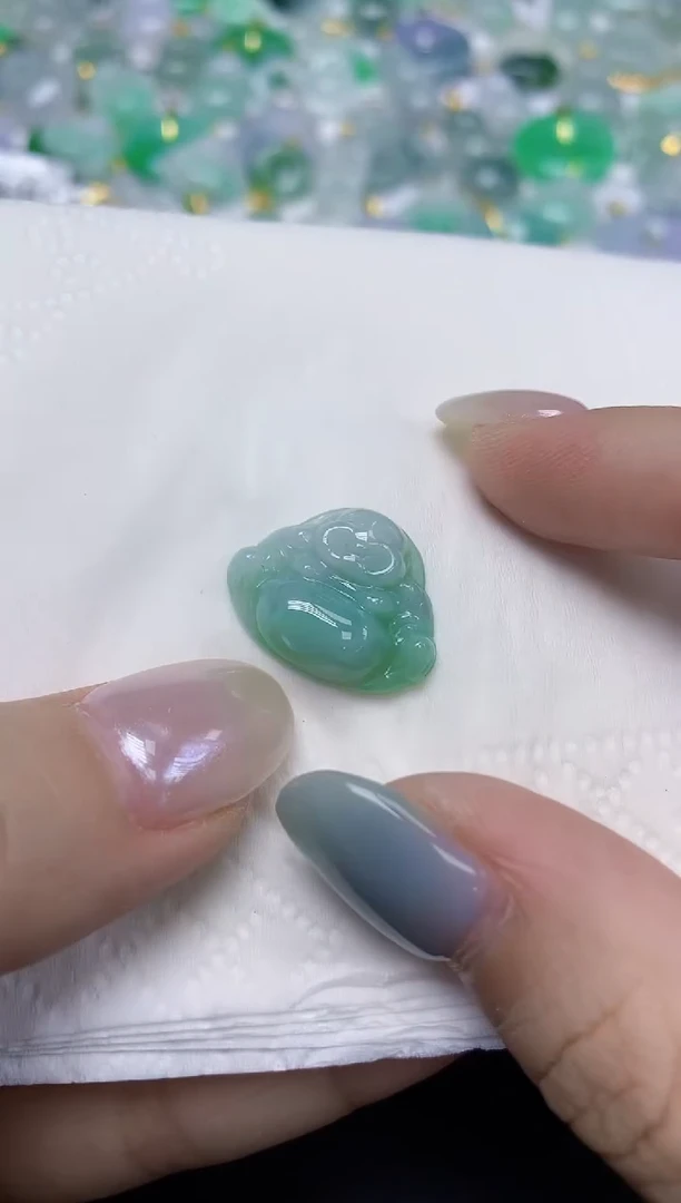 翡翠未镶嵌颈饰天然缅甸翡翠A货