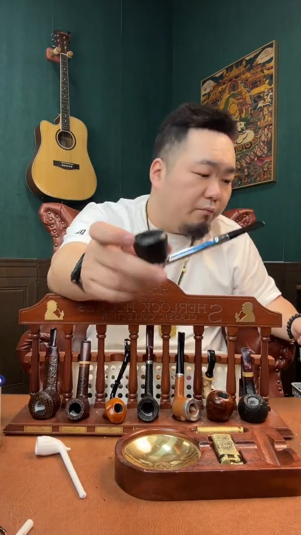 石楠木木雕款意大利进口石楠木烟斗