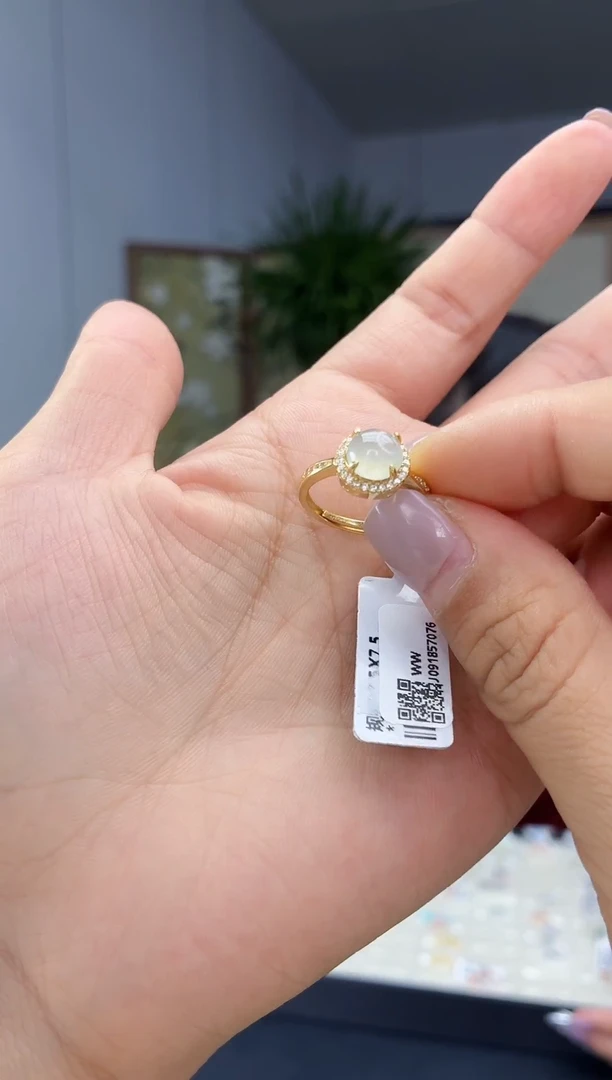银S925镶嵌戒指翡翠111111111
