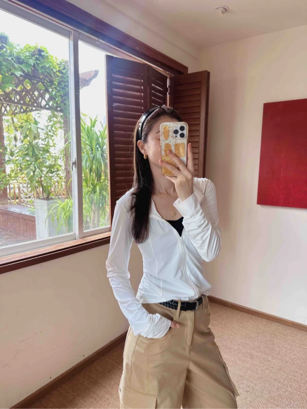 修身凉感原纱防晒衣