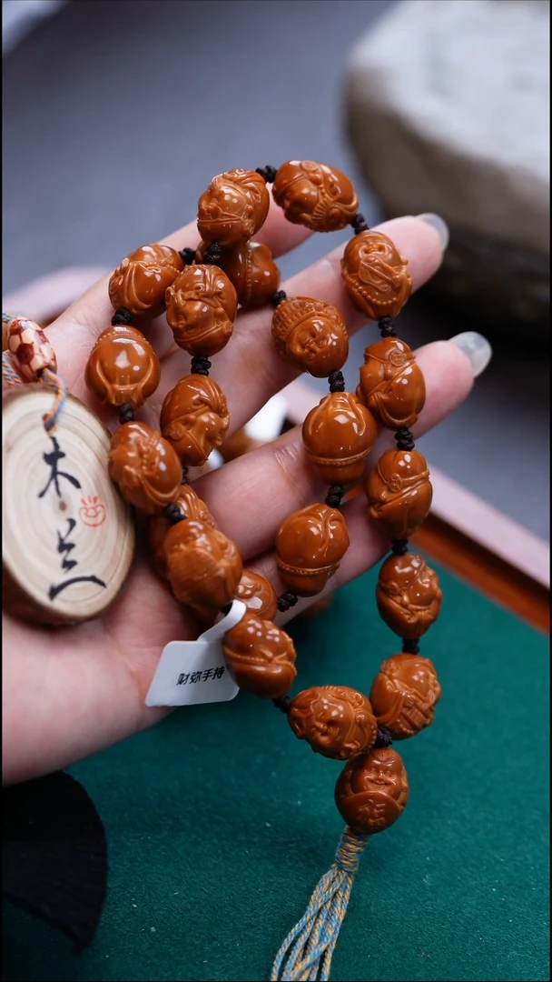 手串/手链橄榄核大**闲橄榄雕