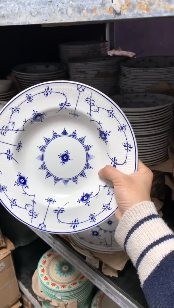 【闪购商品】瓷片陶瓷原单CC236餐具1个汤盘