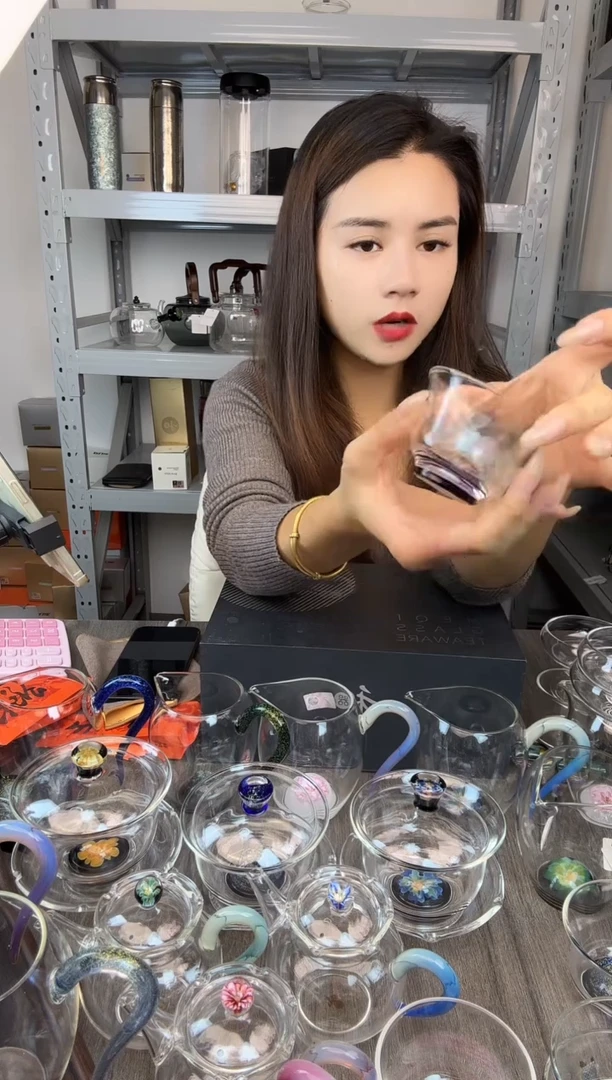 禾器 蓝斑斓主人杯孤品