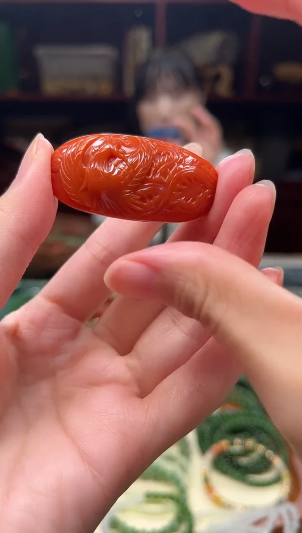 颈饰未镶嵌南红玛瑙用****3吊坠