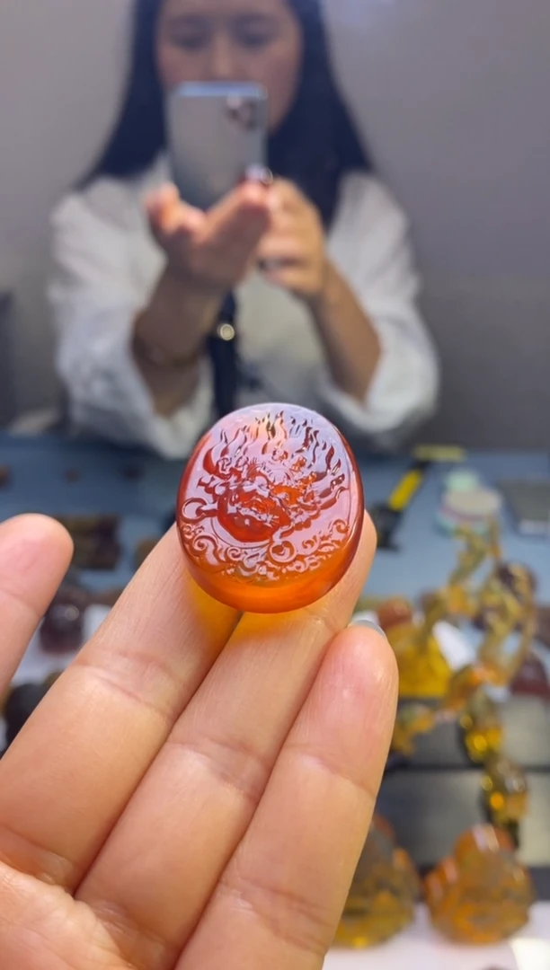 【闪购商品】琥珀颈饰未镶嵌HP100-19（大黑天）