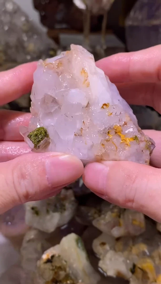 未镶嵌珠宝半成品水晶56号210g四川超七花园水晶