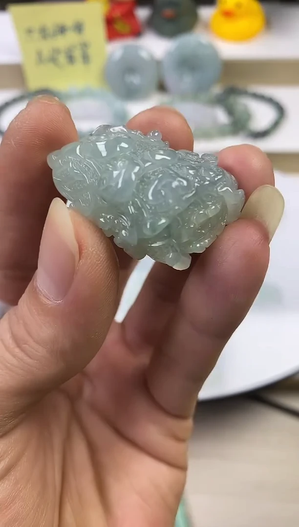 颈饰未镶嵌翡翠六*仔16天然缅甸翡翠A货2单