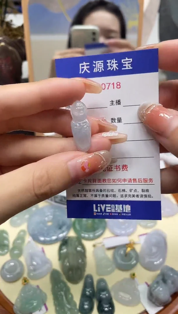 翡翠未镶嵌颈饰001