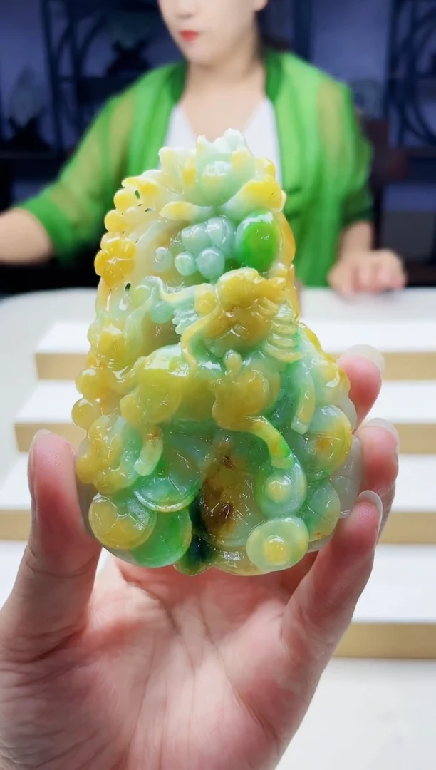 未镶嵌定制翡翠毛货09160274