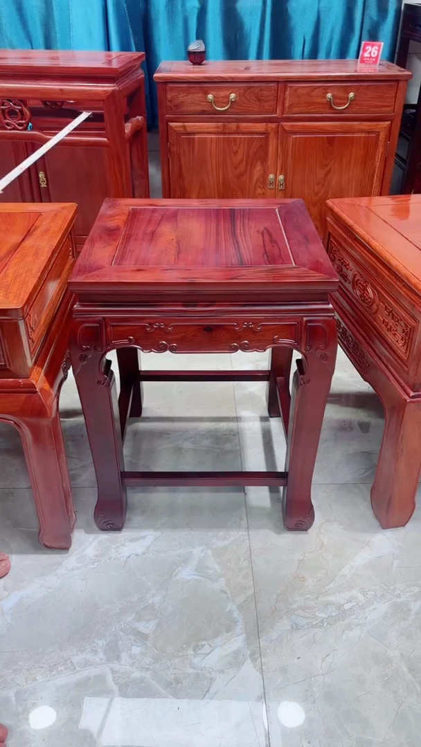 花梨木类成套家具酸枝木48/48/63角几