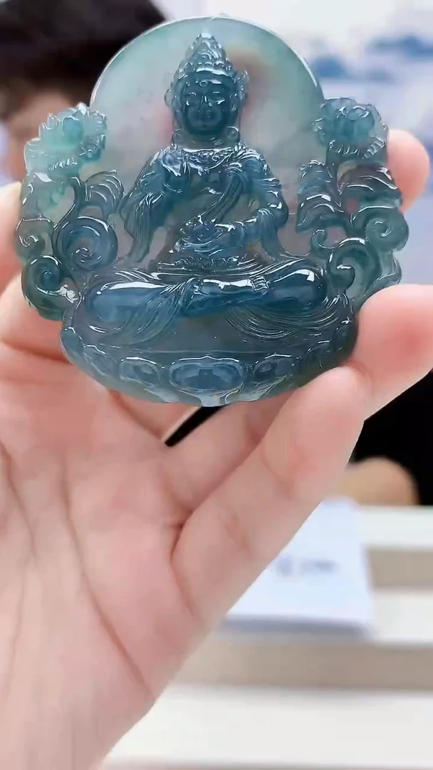 未镶嵌定制翡翠5145lr-毛货挂件183