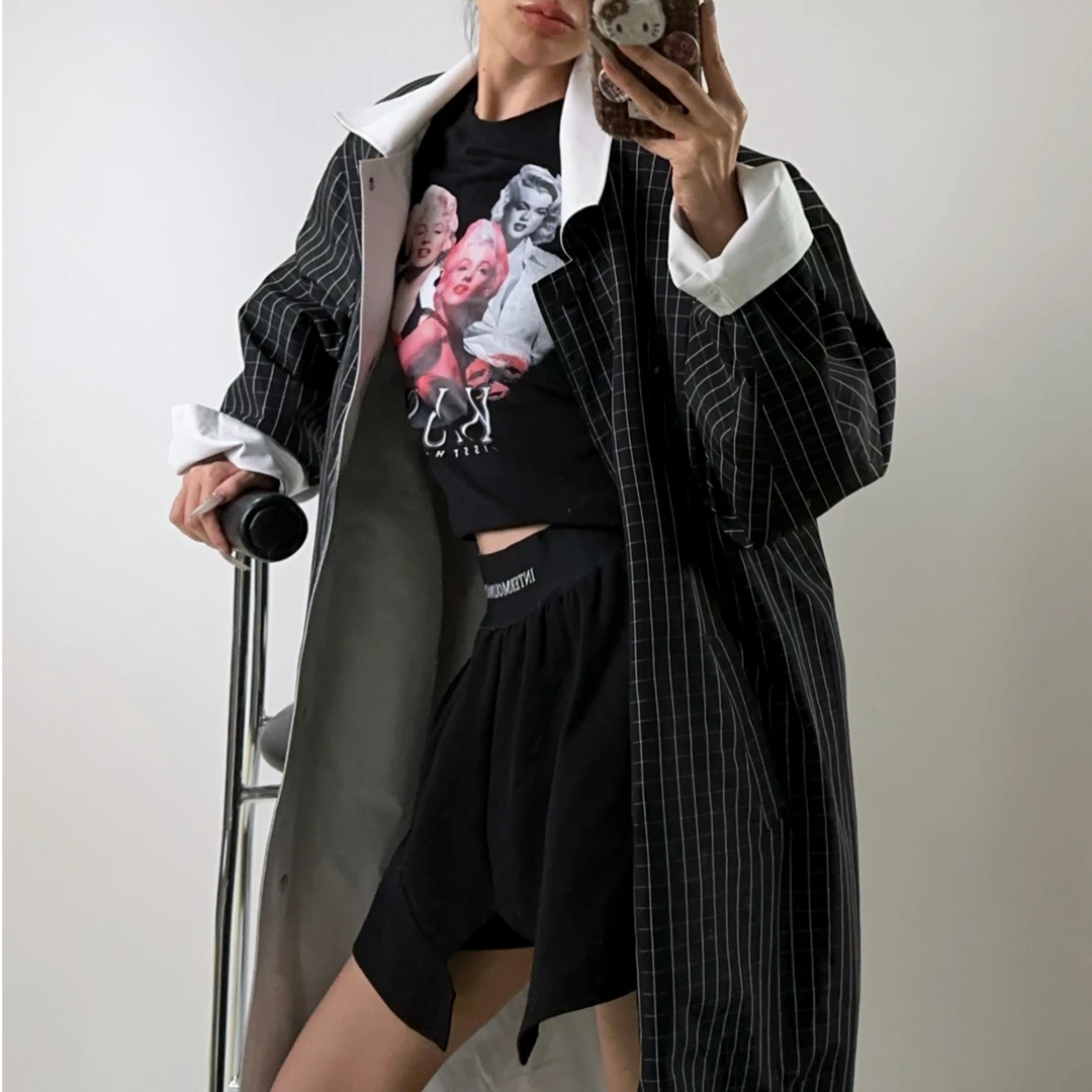 VIVISPLENDID19771#（定制福利款NO退NO换）正反两穿韩系欧尼格风衣