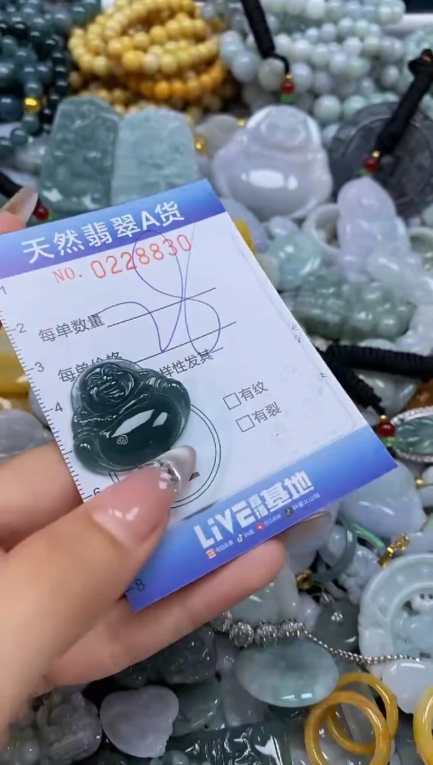 翡翠未镶嵌颈饰闪购0228830