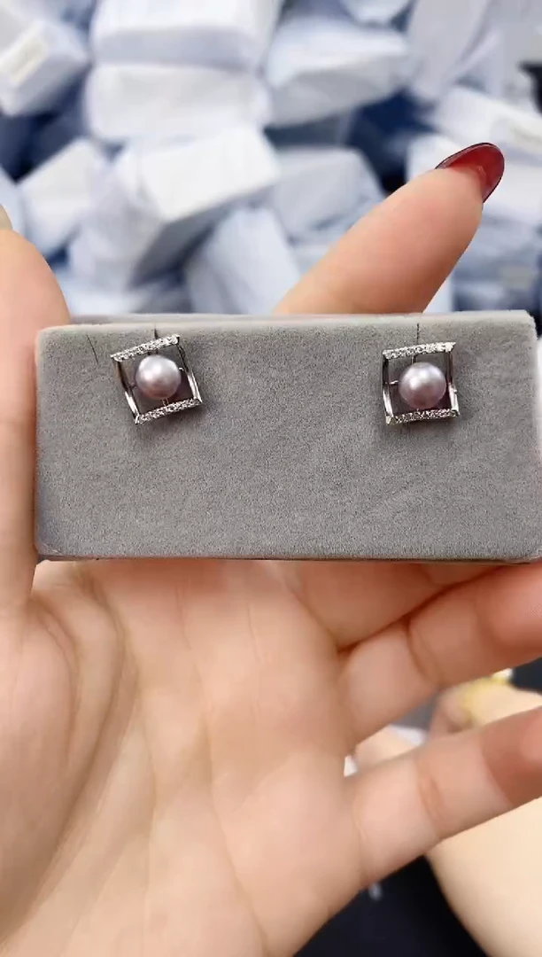 未镶嵌耳饰淡水珍珠ED1092