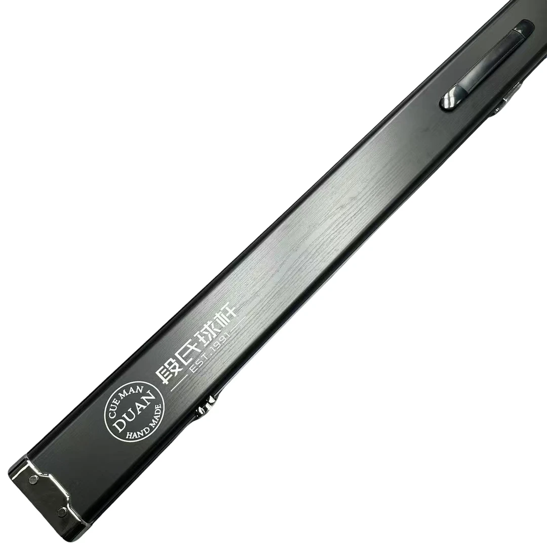 段氏三槽杆盒航空铝|立体银线木纹|加固方锁|180°平开|枪黑色锁扣