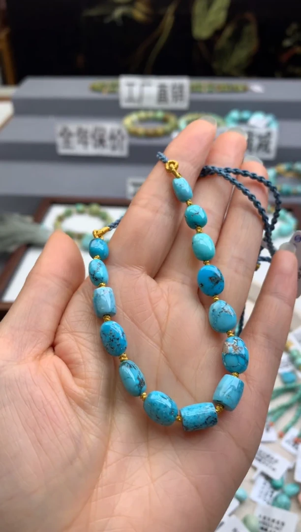未镶嵌绿松石项链茜.n75