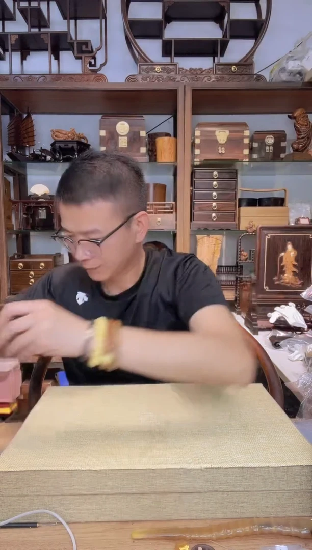 乌木类书架761贡木药片单圈手串