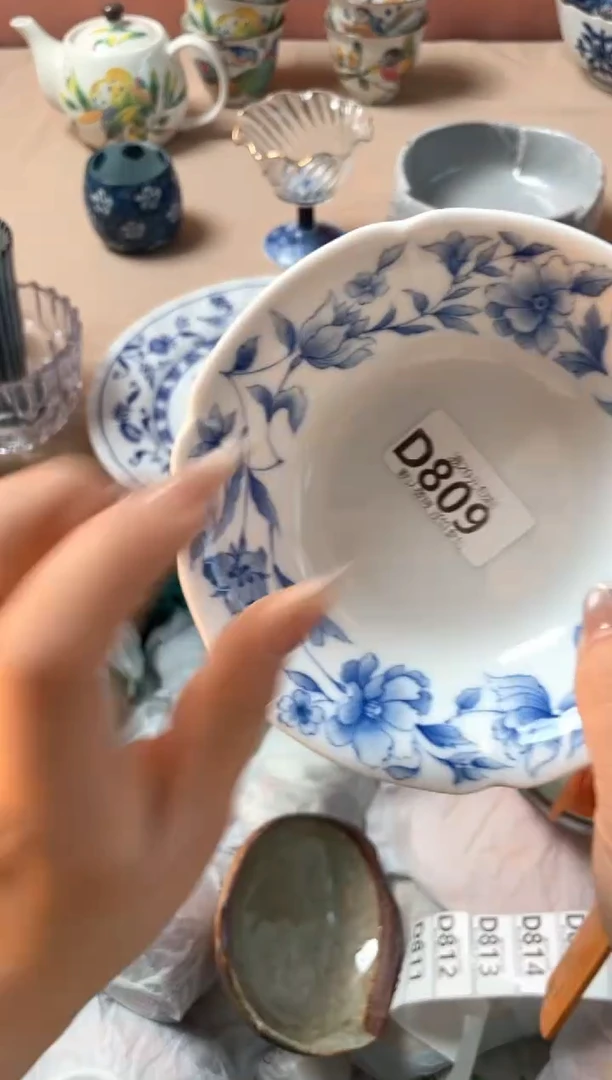 瓷片@**子瓷器瓷器D809