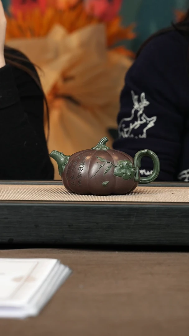 【闪购商品】紫砂茶壶【P017】瓜趣350c