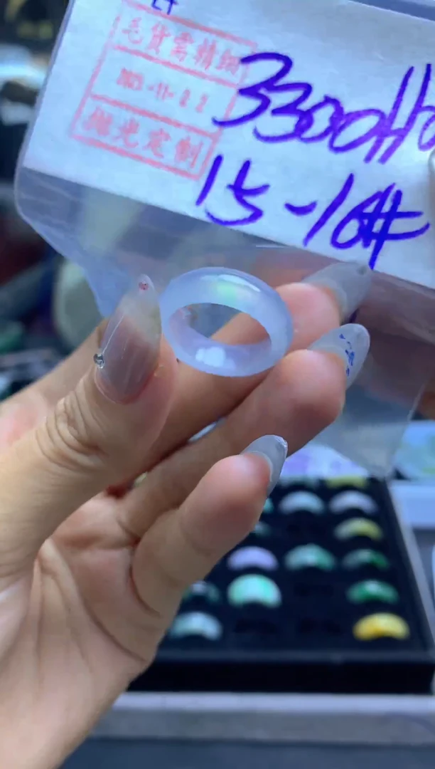 未镶嵌定制翡翠24翡翠1516*3310元毛货需精抛光