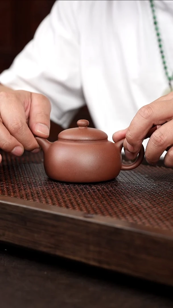 茶壶紫砂1-1素影