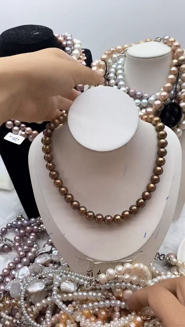 淡水珍珠钛钢颈饰132