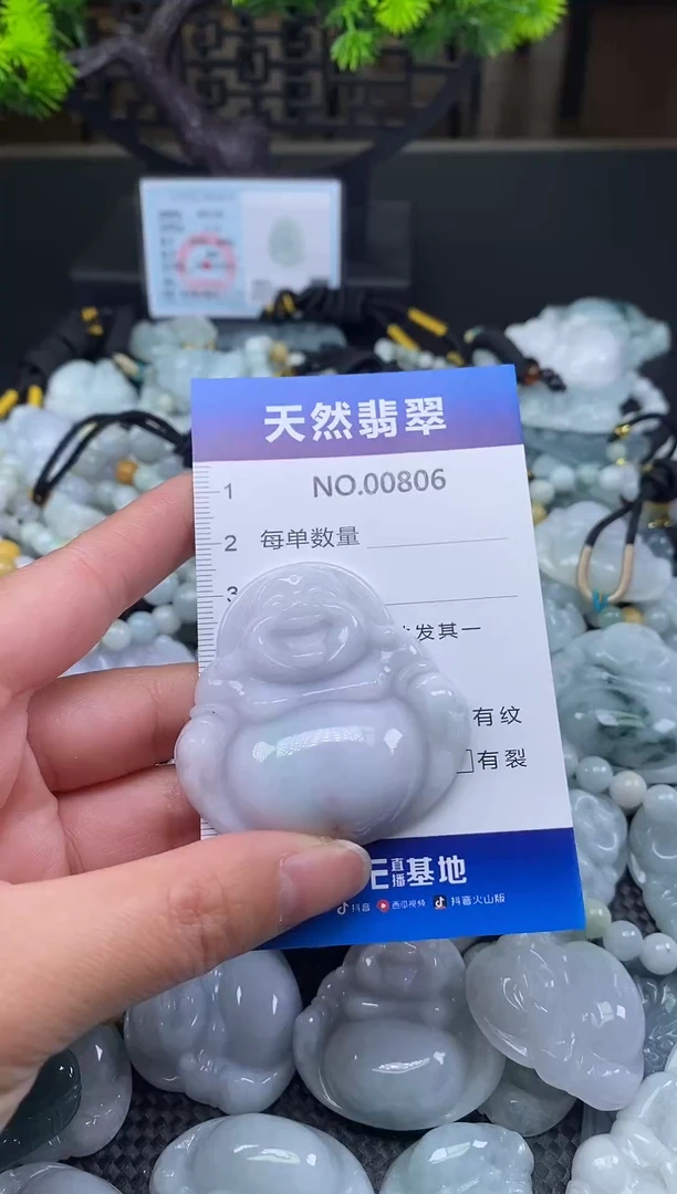 颈饰未镶嵌翡翠天然缅甸翡翠806